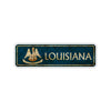 Louisiana State Country United States Vintage Retro Street Novelty Sign Rustic Metal Aluminum Decor Wall Man Shop Cave Bar Gift