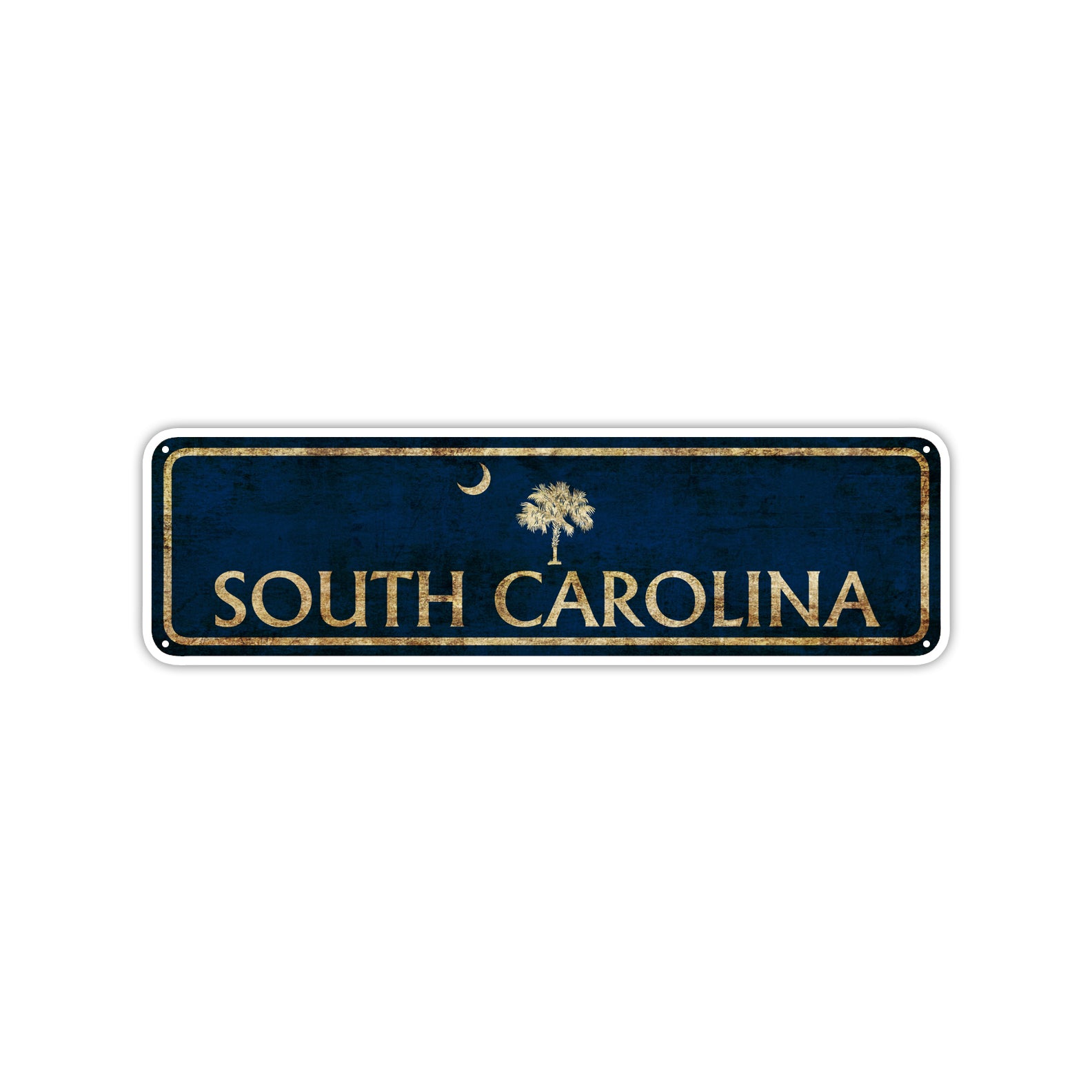 South Carolina State Country United States Vintage Retro Street Novelty Sign Rustic Metal Aluminum Decor Wall Man Shop Cave Bar Gift