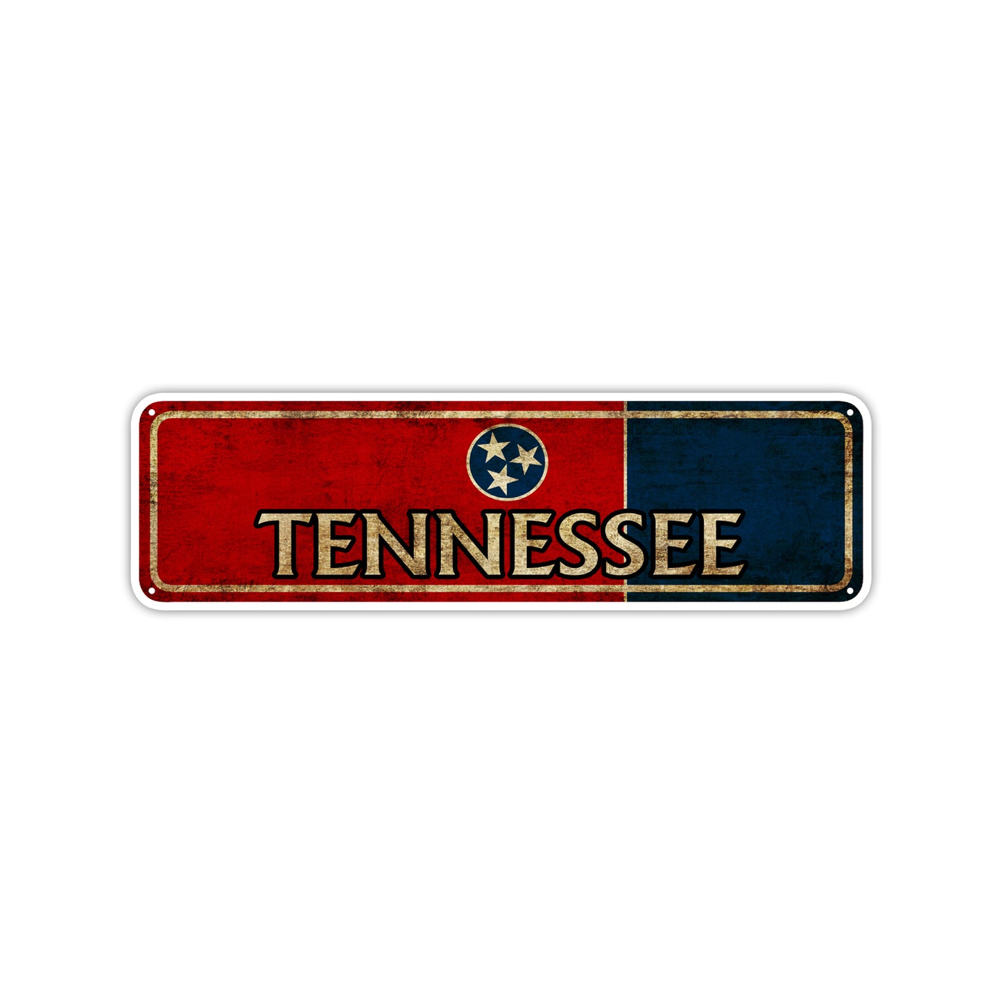 Tennessee State Country United States Vintage Retro Street Novelty Sign Rustic Metal Aluminum Decor Wall Man Shop Cave Bar Gift