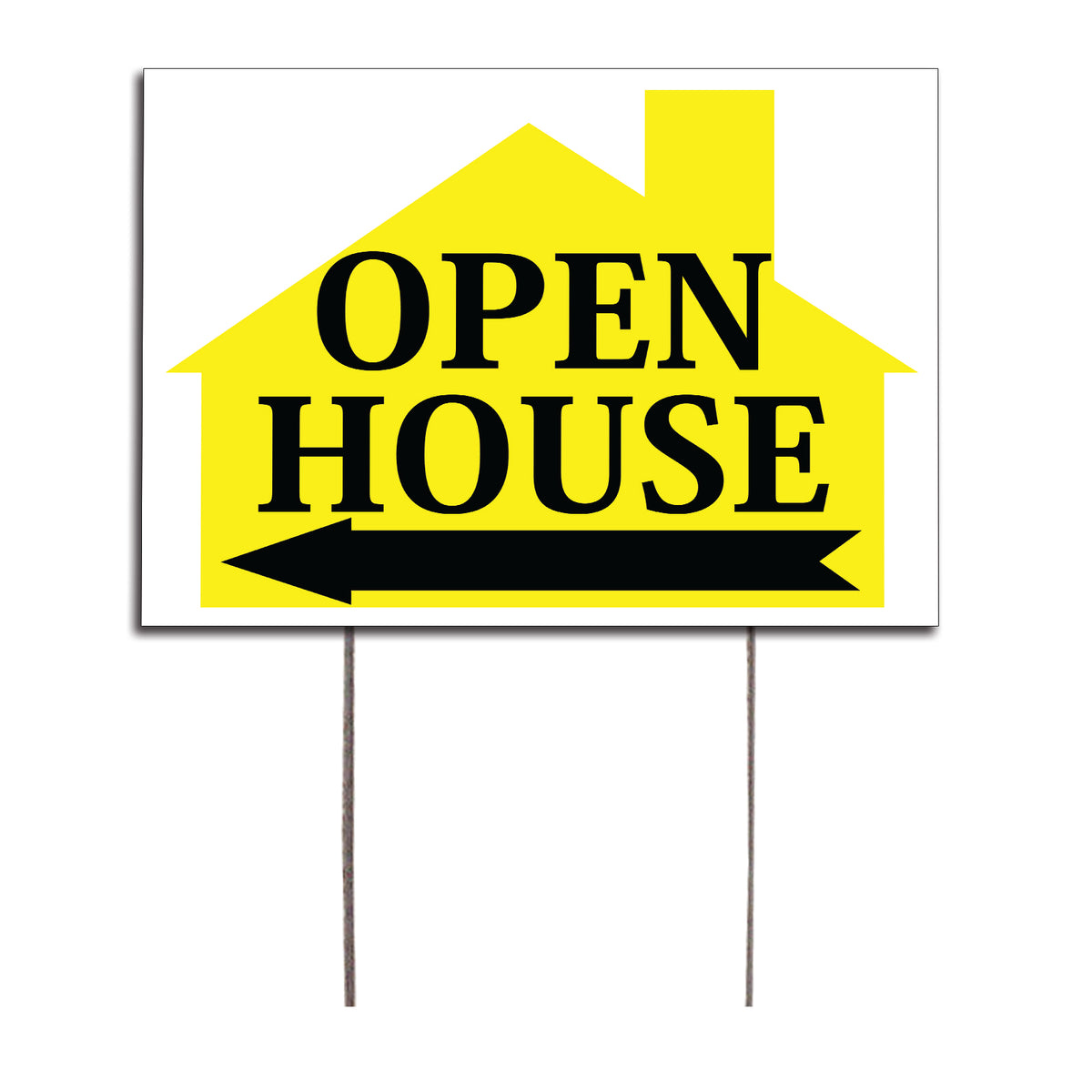 Open House Yard Sign – Sign Fever