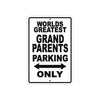 World Greatest Grand Parents  Parking Only With Humor Jokes Funny Gags Novelty Warning Aluminum