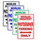 World Greatest Photographer Parking Only With Humor Jokes Funny Gags Novelty Warning Aluminum