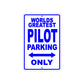 World Greatest Barber Parking Only With Humor Jokes Funny Gags Novelty Caution Warning Aluminum