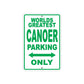 World Greatest Canoer Parking Only With Humor Jokes Funny Gags Novelty Caution Warning Aluminum