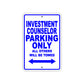 Investment Counselor Parking Only All Others Will Be Towed With Novelty Warning Aluminum Sings