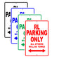 Acura Rl Parking Only All Others Will Be Towed Aluminum Decor Garage Sign