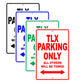 Acura Tlx Parking Only All Others Will Be Towed Aluminum Decor Garage Sign