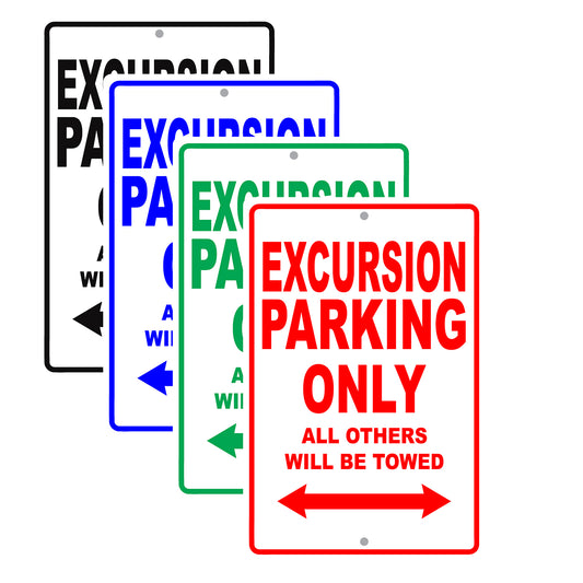 Ford Excursion Parking Only All Others Will Be Towed Aluminum Decor Garage Sign