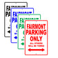 Ford Fairmont Parking Only All Others Will Be Towed Aluminum Decor Garage Sign