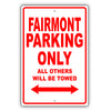 Ford Fairmont Parking Only All Others Will Be Towed Aluminum Decor Garage Sign