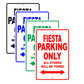Ford Fiesta Parking Only All Others Will Be Towed Aluminum Decor Garage Sign