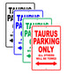 Ford Taurus Parking Only All Others Will Be Towed Aluminum Decor Garage Sign