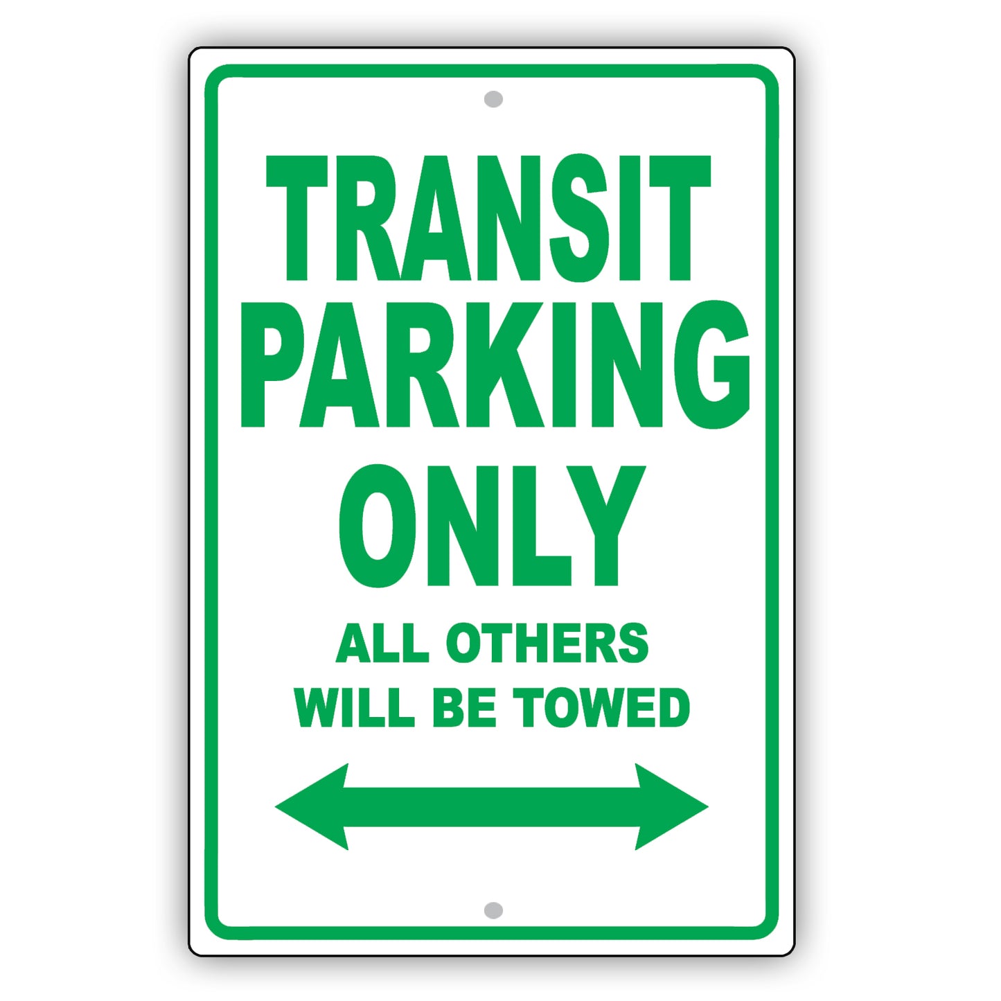 Ford Transit Parking Only All Others Will Be Towed Aluminum Decor Garage Sign