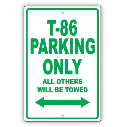 Toyota 86 Parking Only All Others Will Be Towed Aluminum Decor Garage Sign