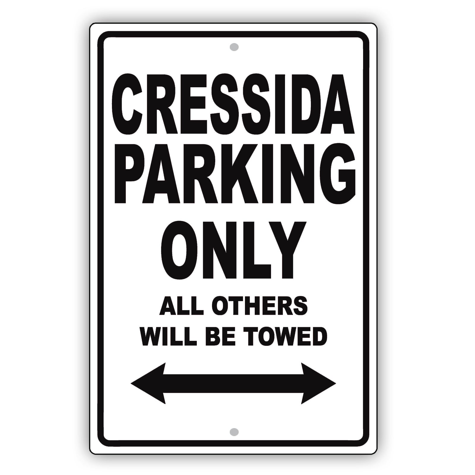 Toyota Cressida Parking Only All Others Will Be Towed Aluminum Decor Garage Sign