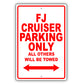Toyota Fj Cruiser Parking Only All Others Will Be Towed Aluminum Decor Garage Sign