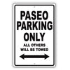 Toyota Paseo Parking Only All Others Will Be Towed Aluminum Decor Garage Sign