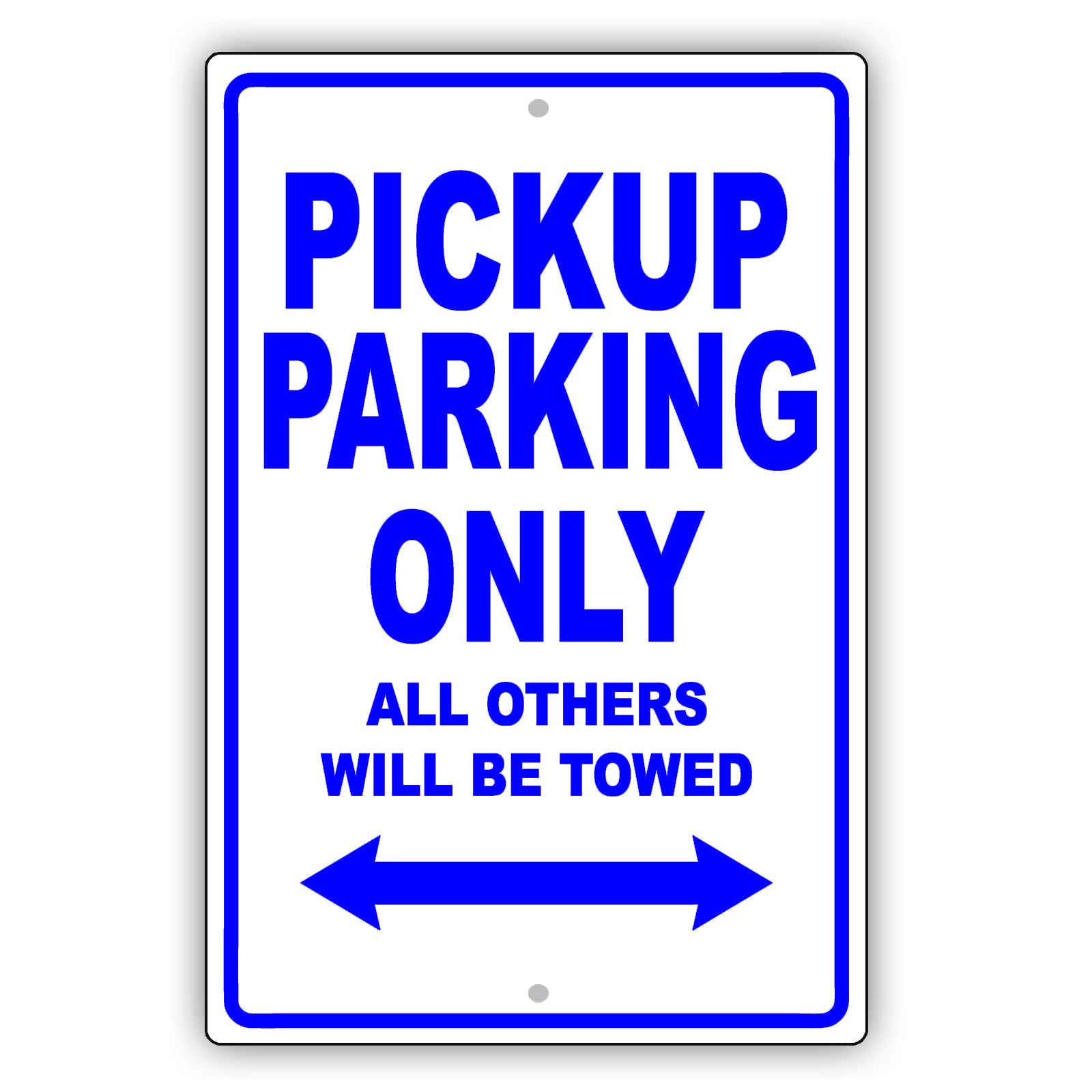 Toyota Pickup Parking Only All Others Will Be Towed Aluminum Decor Garage Sign