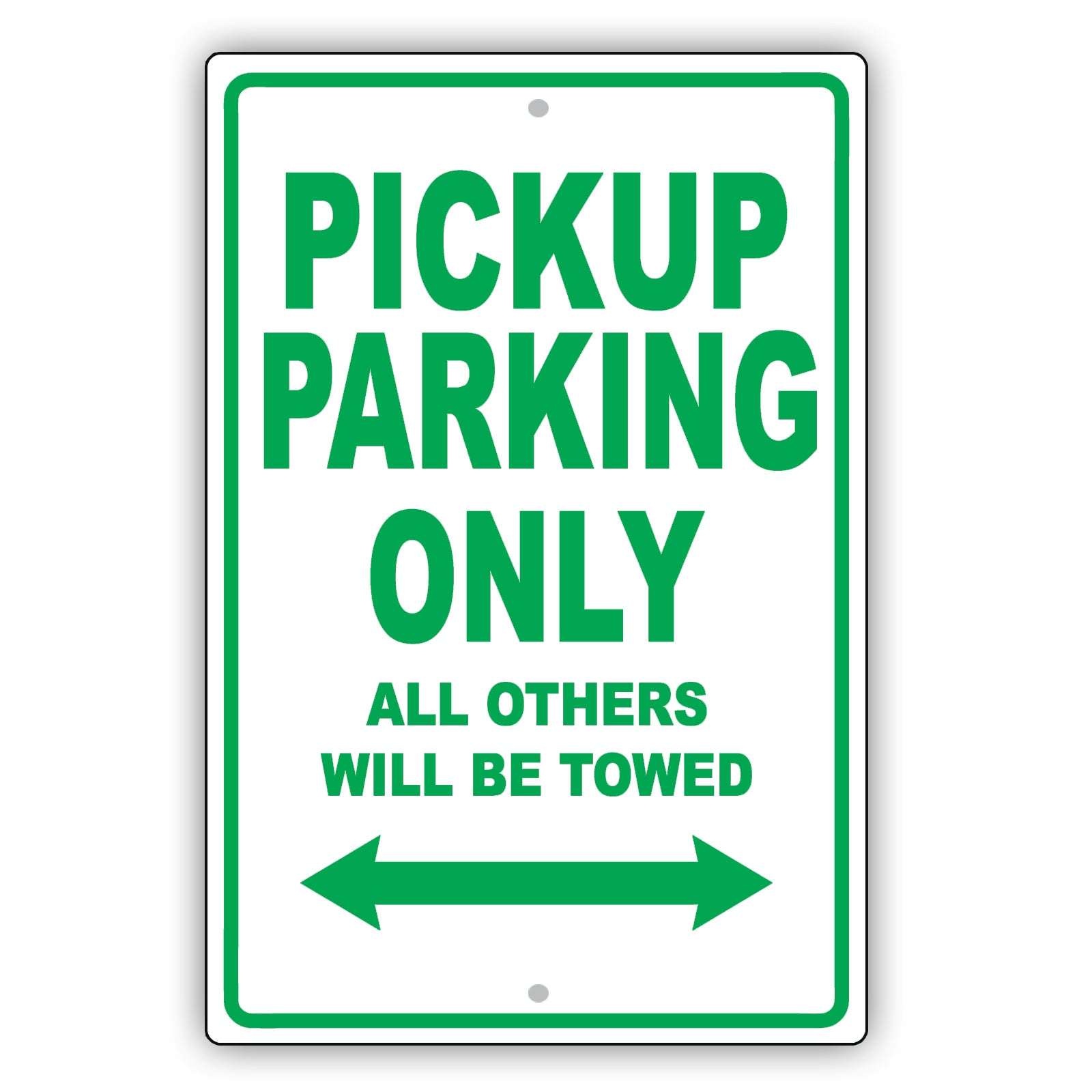 Toyota Pickup Parking Only All Others Will Be Towed Aluminum Decor Garage Sign