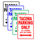 Toyota Tacoma Parking Only All Others Will Be Towed Aluminum Decor Garage Sign