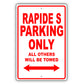 Aston Martin Rapide S Parking Only Others Will Be Towed Aluminum Decor Garage Sign