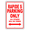 Aston Martin Rapide S Parking Only Others Will Be Towed Aluminum Decor Garage Sign