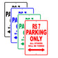 Audi Rs 7 Parking Only All Others Will Be Towed Aluminum Decor Garage Sign