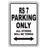 Audi Rs 7 Parking Only All Others Will Be Towed Aluminum Decor Garage Sign