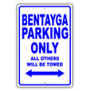 Bentley Bentayga Parking Only Others Will Be Towed Aluminum Decor Garage Sign