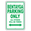 Bentley Bentayga Parking Only Others Will Be Towed Aluminum Decor Garage Sign