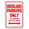 Bentley Brooklands Parking Only All Others Will Be Towed Aluminum Decor Garage Sign