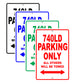 Bmw 740ld Parking Only All Others Will Be Towed Aluminum Decor Garage Sign