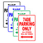 Bmw 740e Parking Only All Others Will Be Towed Aluminum Decor Garage Sign