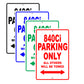 Bmw 840ci Parking Only All Others Will Be Towed Aluminum Decor Garage Sign