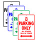 Bmw I3 Parking Only All Others Will Be Towed Aluminum Decor Garage Sign