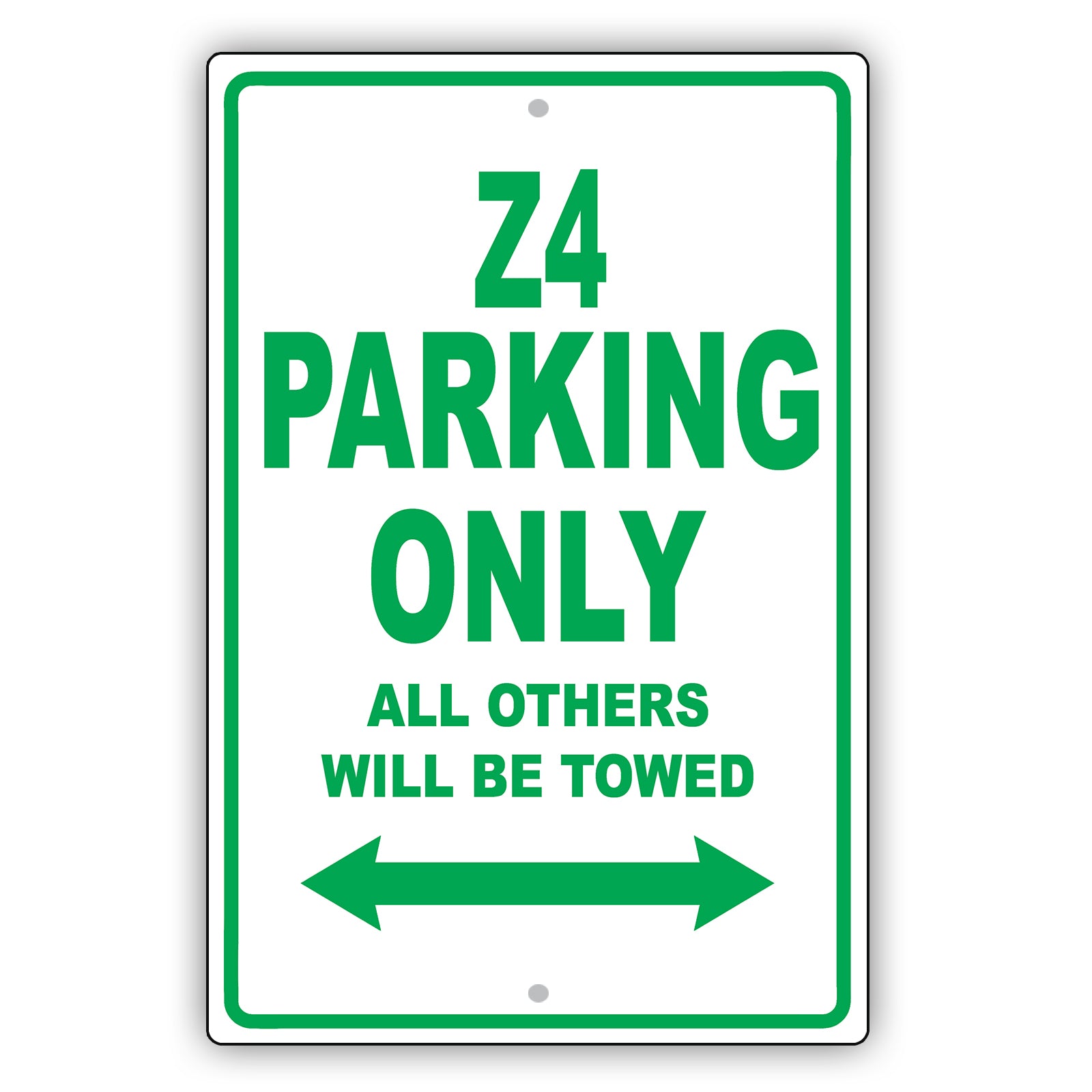 Bmw Z4 Parking Only All Others Will Be Towed Aluminum Decor Garage Sign
