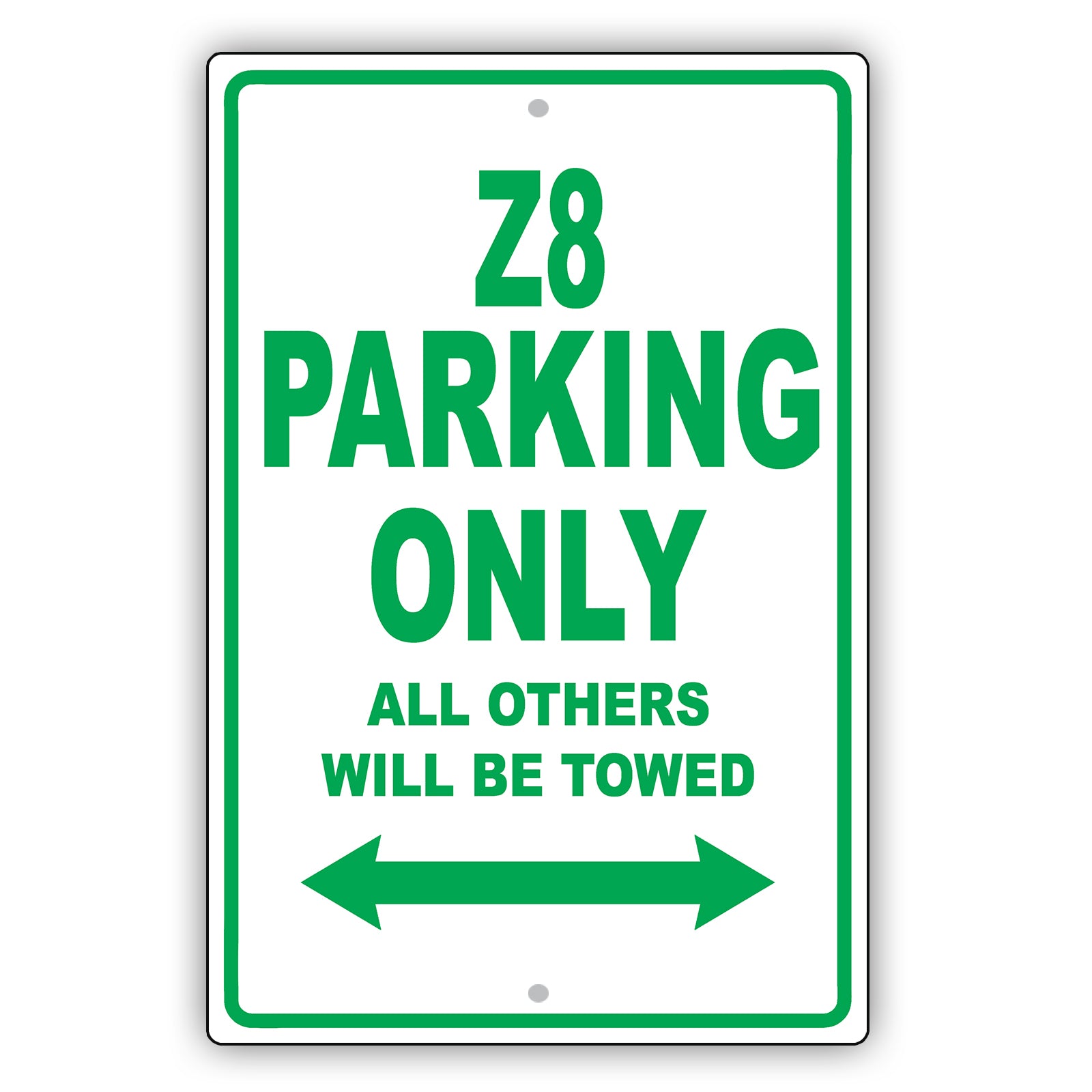 Bmw Z8 Parking Only All Others Will Be Towed Aluminum Decor Garage Sign