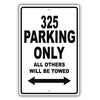 Bmw 325 Parking Only All Others Will Be Towed Aluminum Decor Garage Sign