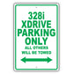 Bmw 328i Xdrive Parking Only All Others Will Be Towed Aluminum Decor Garage Sign