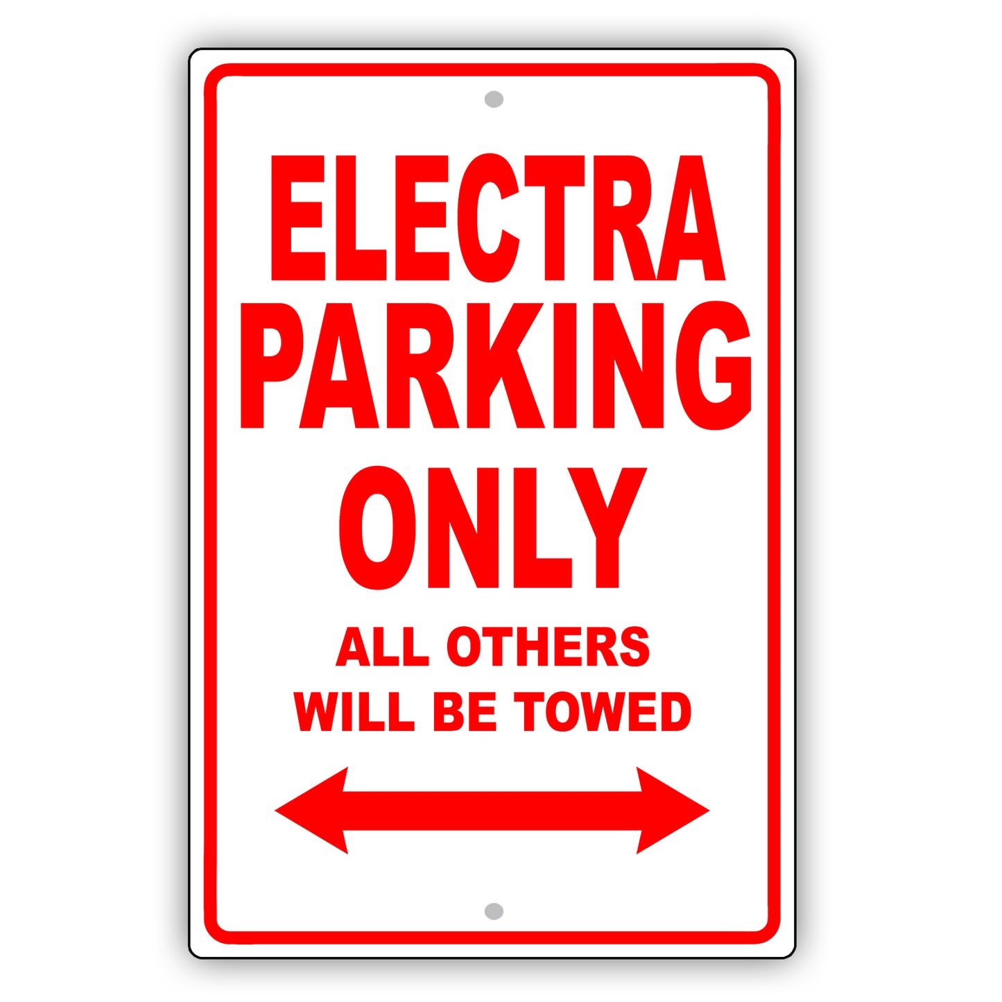 Buick Electra Parking Only All Others Will Be Towed Aluminum Decor Garage Sign