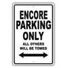 Buick Encore Parking Only All Others Will Be Towed Aluminum Decor Garage Sign