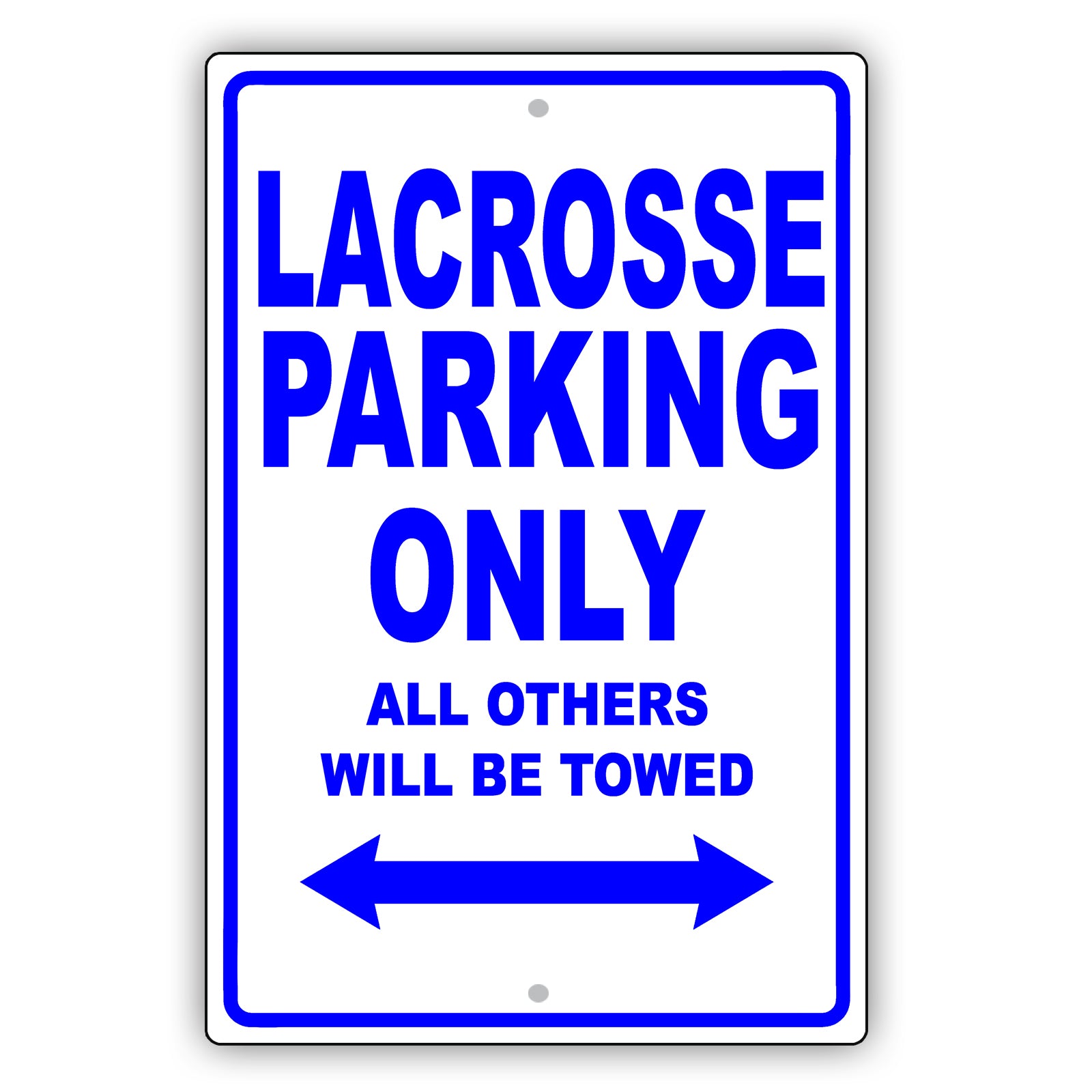 Buick Lacrosse Parking Only All Others Will Be Towed Aluminum Decor Garage Sign