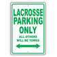 Buick Lacrosse Parking Only All Others Will Be Towed Aluminum Decor Garage Sign