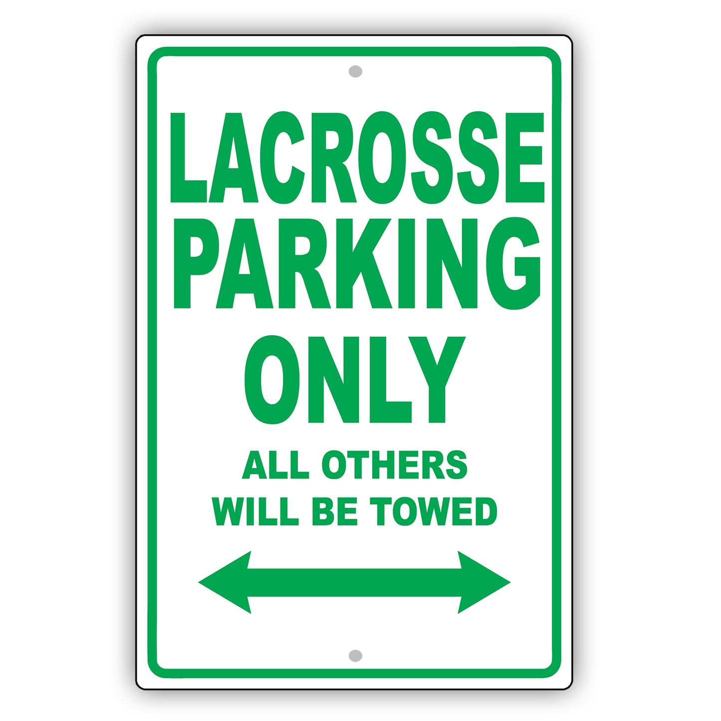 Buick Lacrosse Parking Only All Others Will Be Towed Aluminum Decor Garage Sign