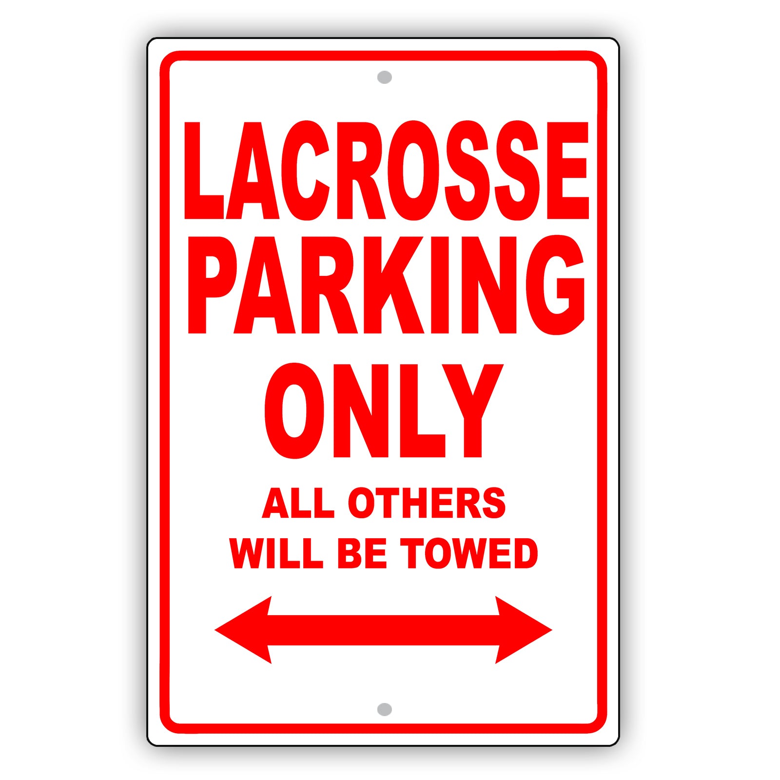 Buick Lacrosse Parking Only All Others Will Be Towed Aluminum Decor Garage Sign