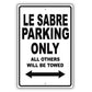 Buick Le Sabre Parking Only All Others Will Be Towed Aluminum Decor Garage Sign