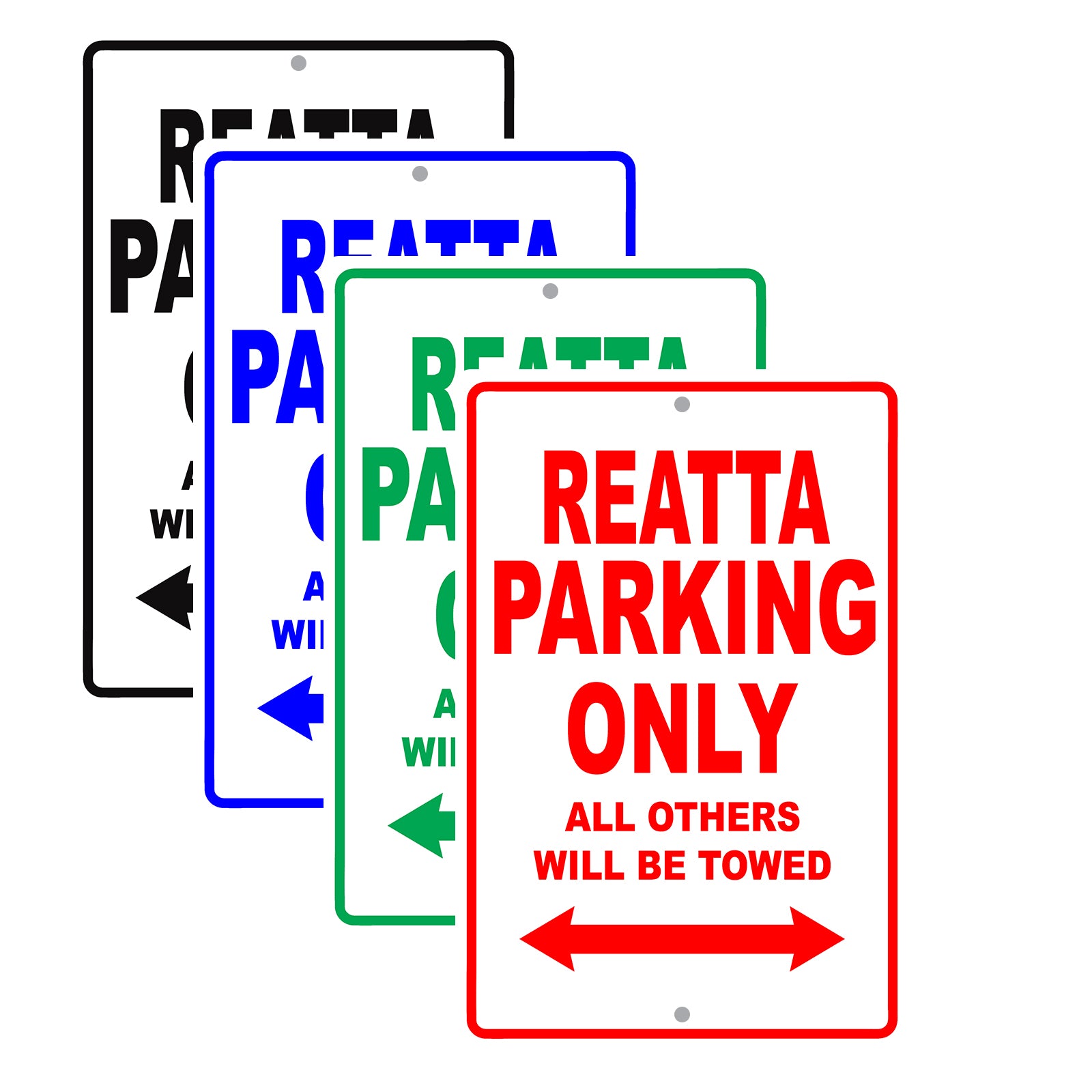 Buick Reatta Parking Only All Others Will Be Towed Aluminum Decor Garage Sign