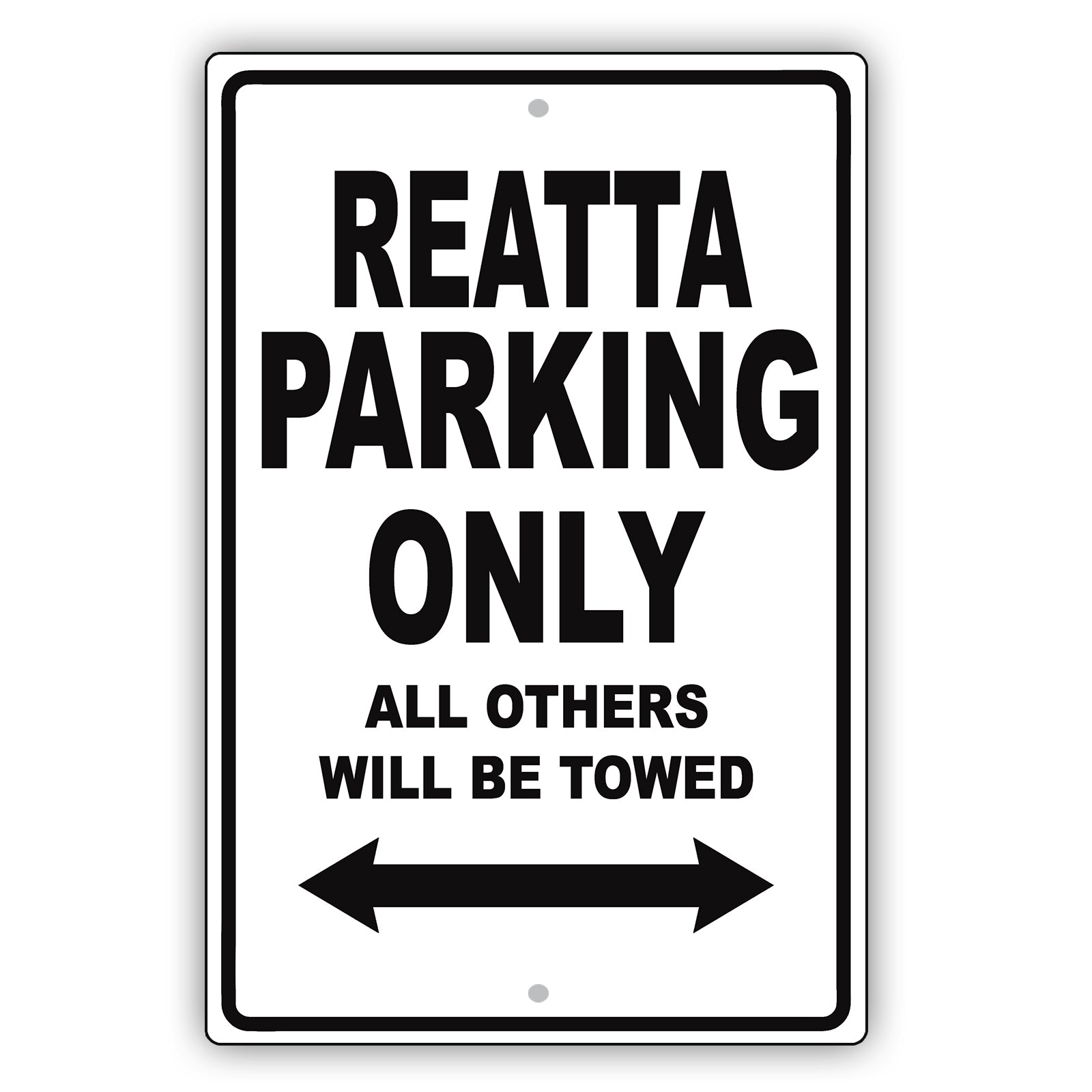 Buick Reatta Parking Only All Others Will Be Towed Aluminum Decor Garage Sign