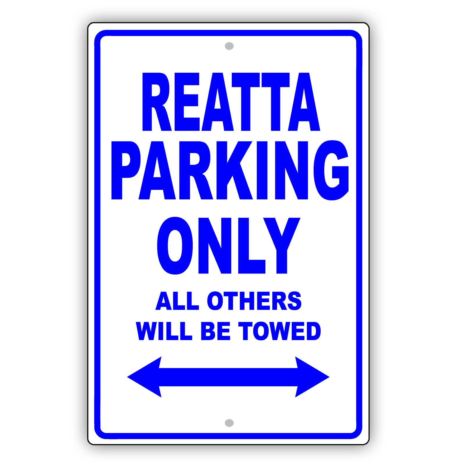 Buick Reatta Parking Only All Others Will Be Towed Aluminum Decor Garage Sign