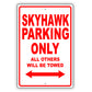 Buick Roadmaster Parking Only Others Will Be Towed Aluminum Decor Garage Sign